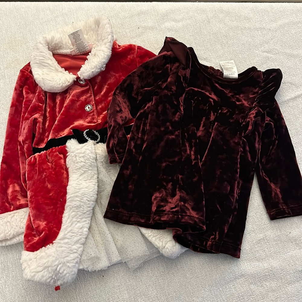 2 holiday dresses